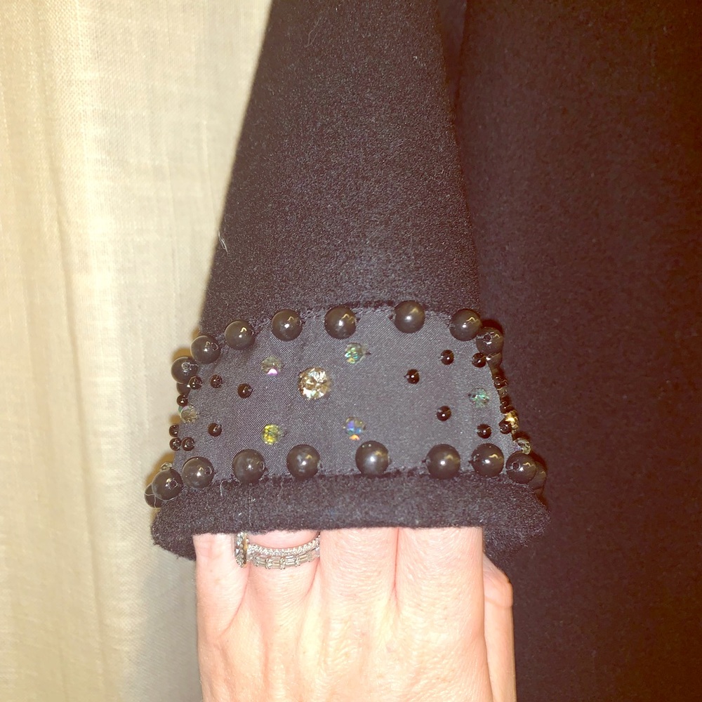 Chic coat with some glitz
